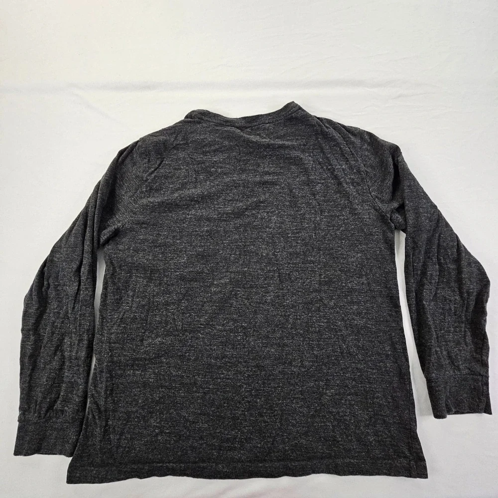 Polo Ralph Lauren Gray Long Sleeve Slim Fit Cotton T-Shirt Men's L